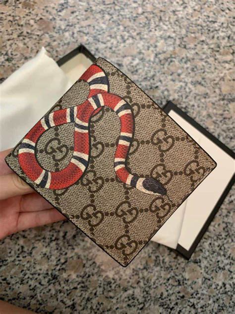 gucci wallet replica|authentic gucci snake wallet.